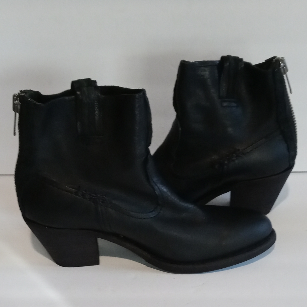 Frye Leslie short boots.